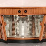 Bar cabinet in light wood attributed to Paolo Buffa, 1940s