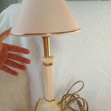 Louis Drimmer - Cream & gilded earthenware table lamp