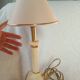Louis Drimmer - Cream & gilded earthenware table lamp