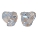 Paire de bougeoirs en cristal de Sèvres