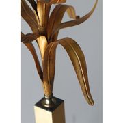 Vintage floor lamp in gold metal 1970