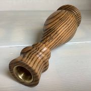 Wooden candlestick Nopjes woodturning handmade