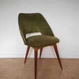Chaise tonneau moumoute