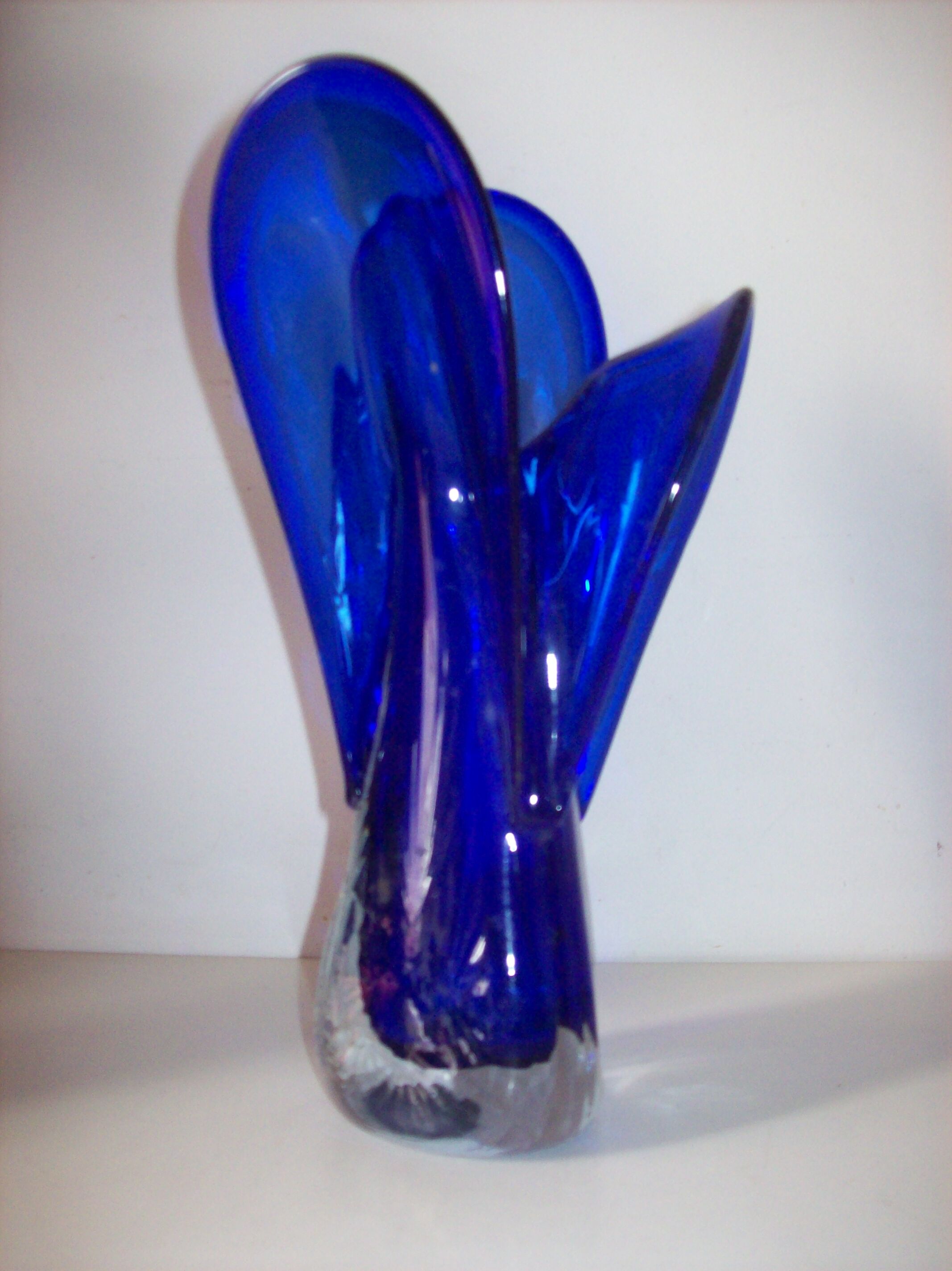 Blown glass vase