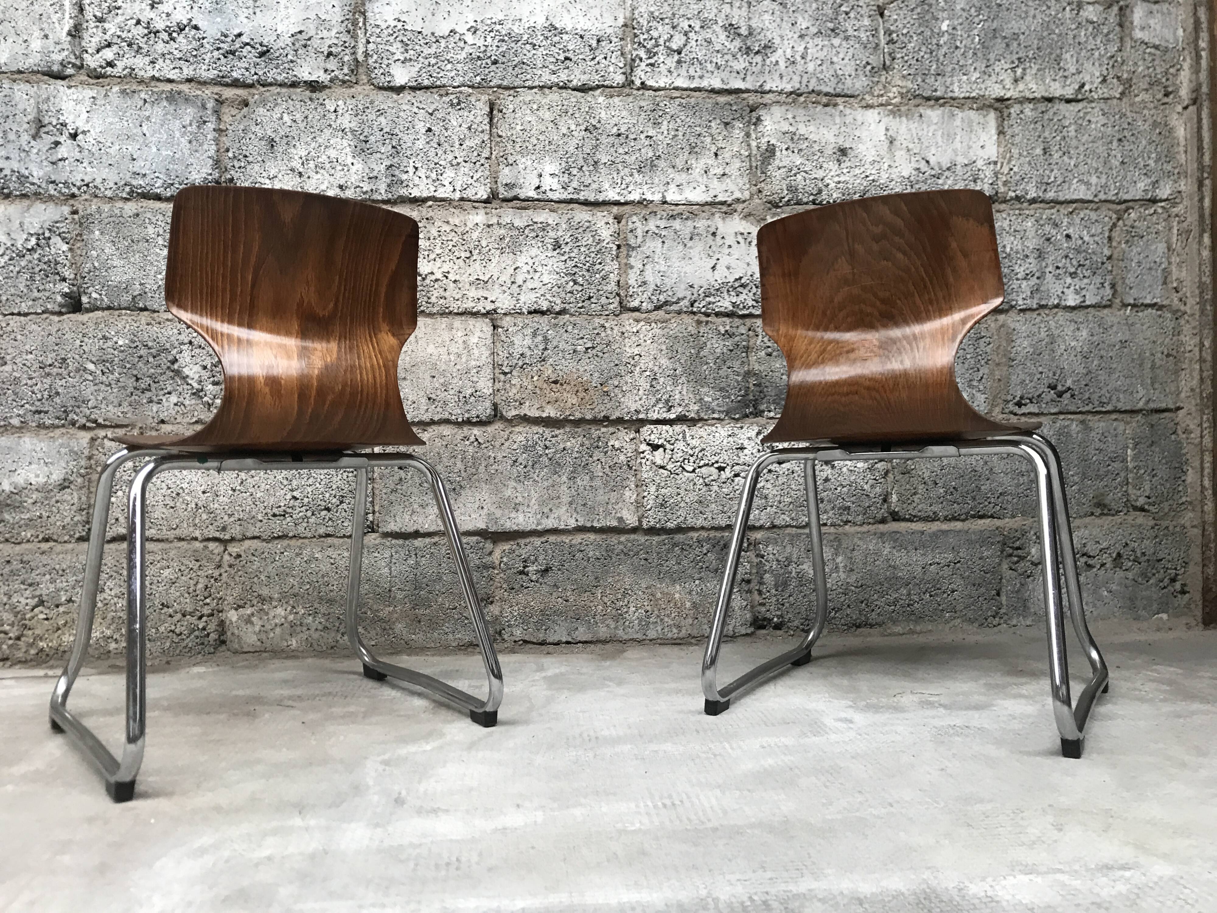 Pair of children's chair Pagholz Flototto