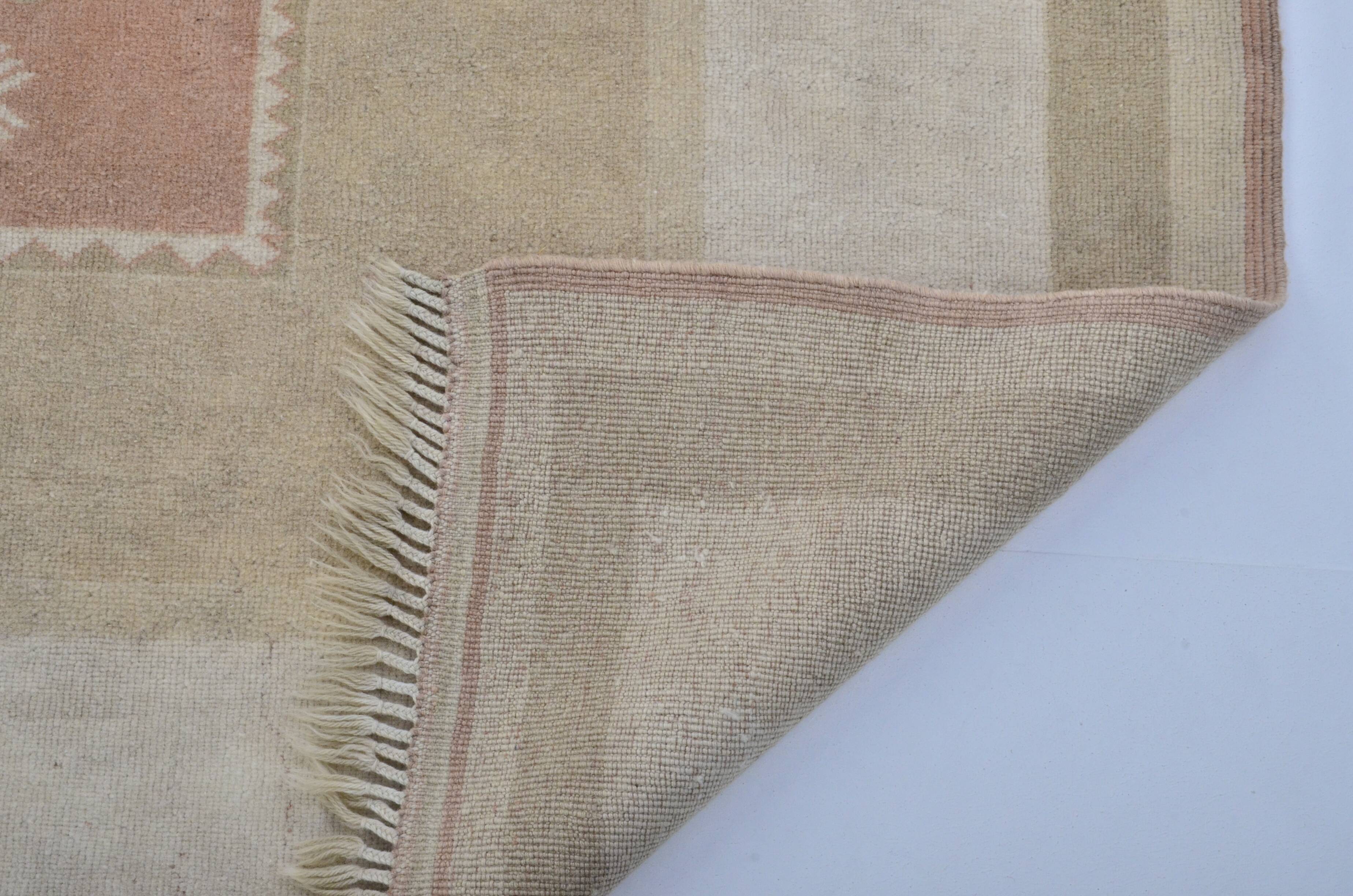Tapis de sol Oushak vintage sku 3589