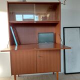 Vintage Scandinavian secretary desk from the 1960s - mid-century design.