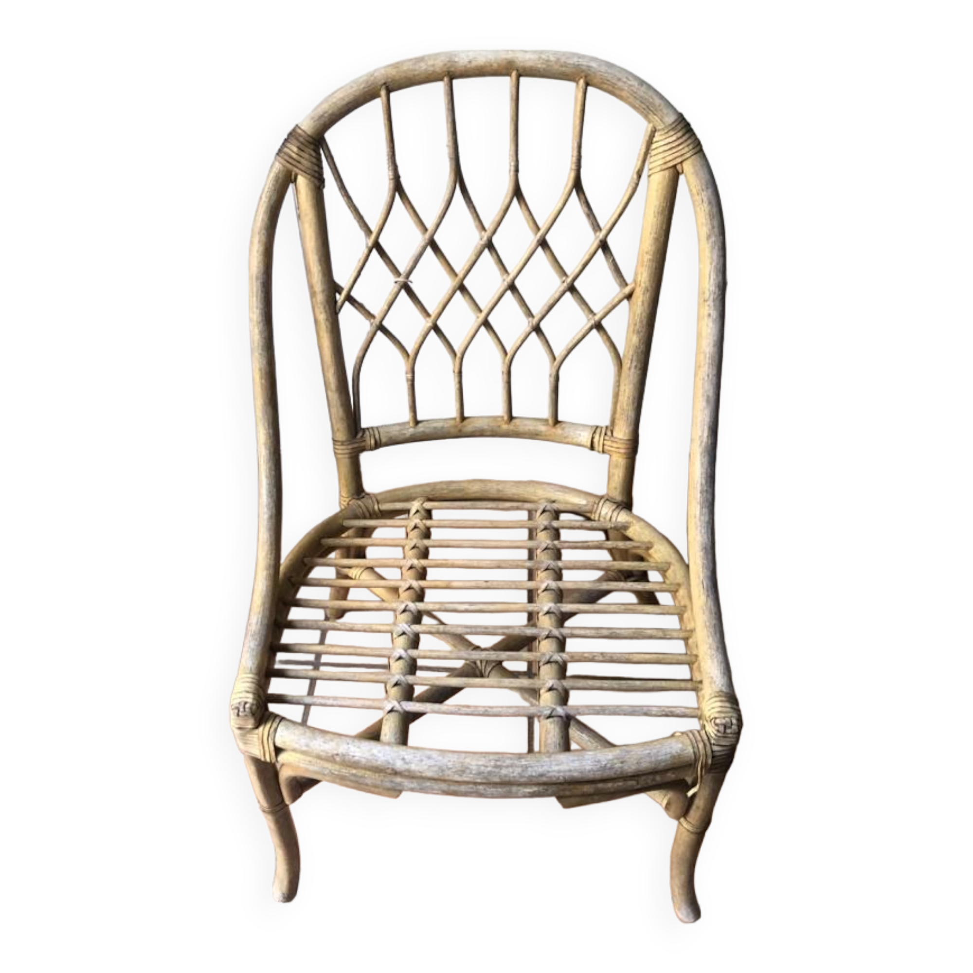Wicker armchair