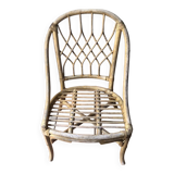 Wicker armchair
