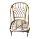 Wicker armchair