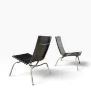 Set of 2 Crossed Legged lounge chairs by Fabiaan van Severen.