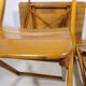 Vintage Solid Wood Folding Garden Furniture Set, Set of 3, 1970s