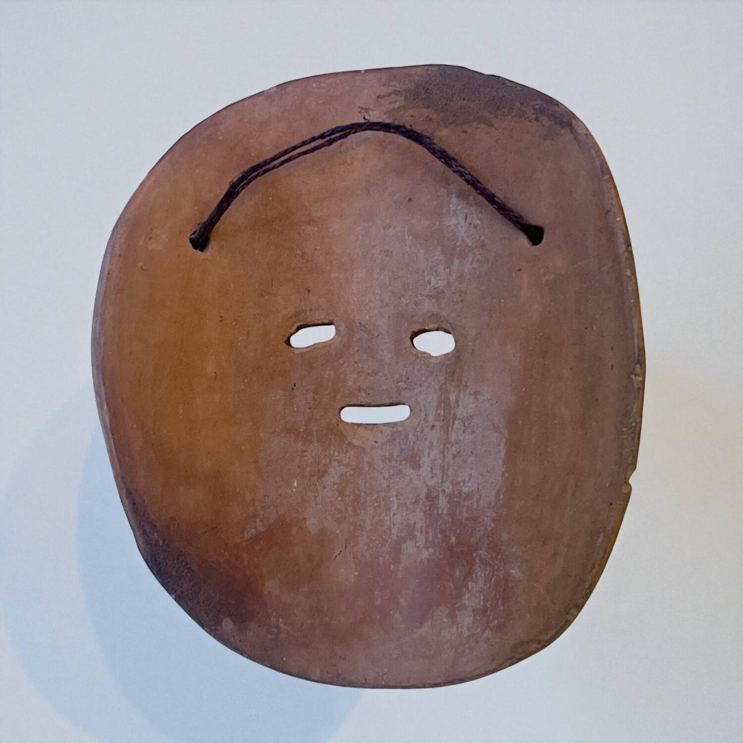 Mexican mask in colored terracotta, 1970s, Mexican
