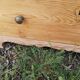 4-drawer pine chest of drawers