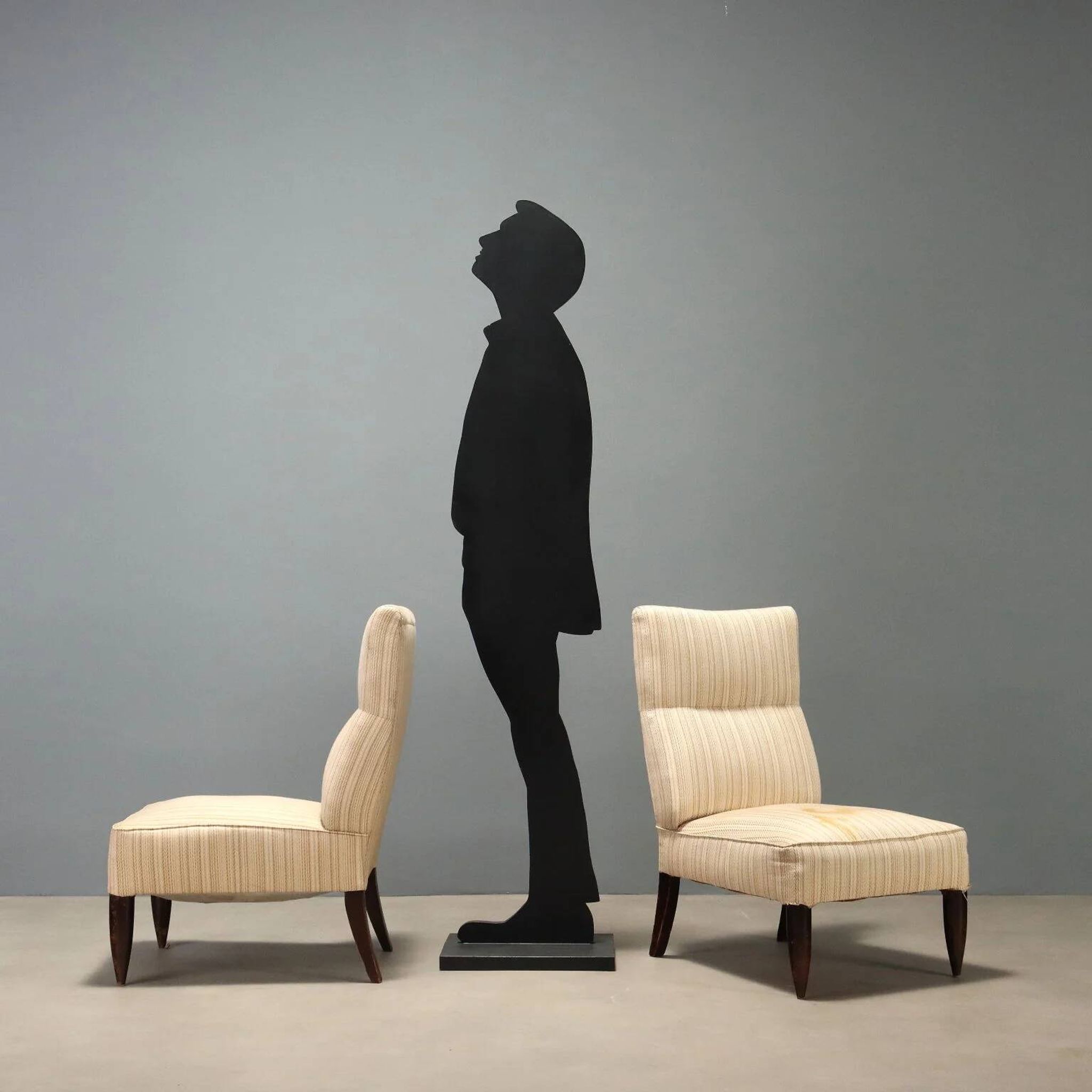 Italian armchairs from the 1950s-60s to be restored.