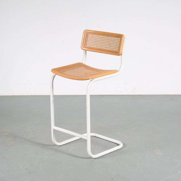 1970s “Cesca” bar stool by Marcel Breuer from Italy