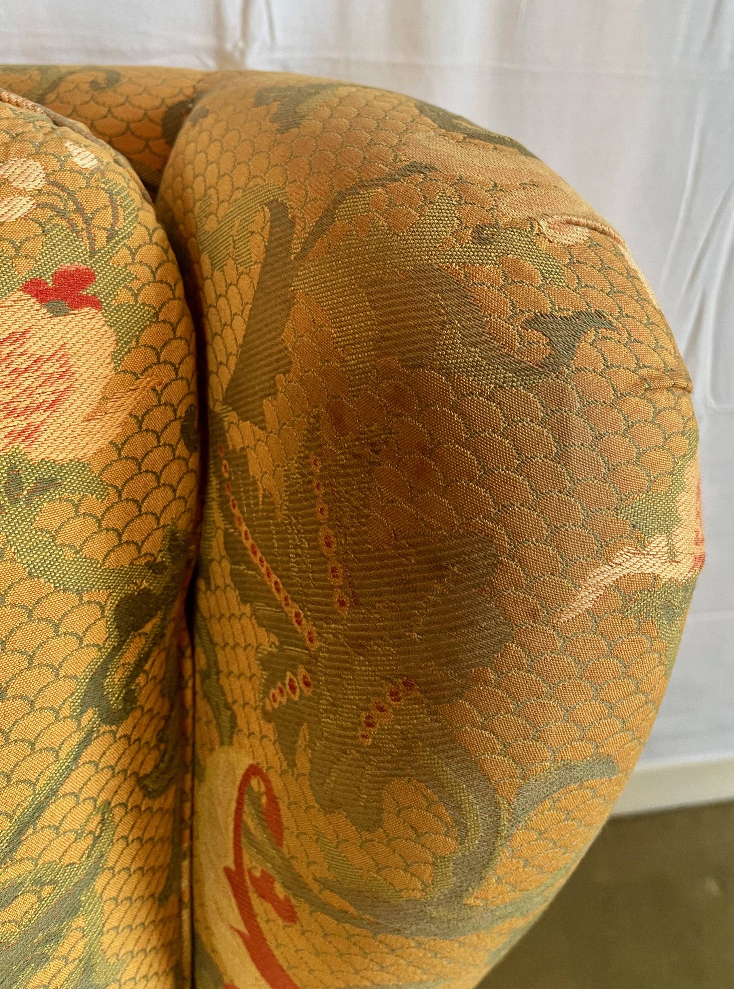 Vintage wingback chair, Burov brand, 1990s.