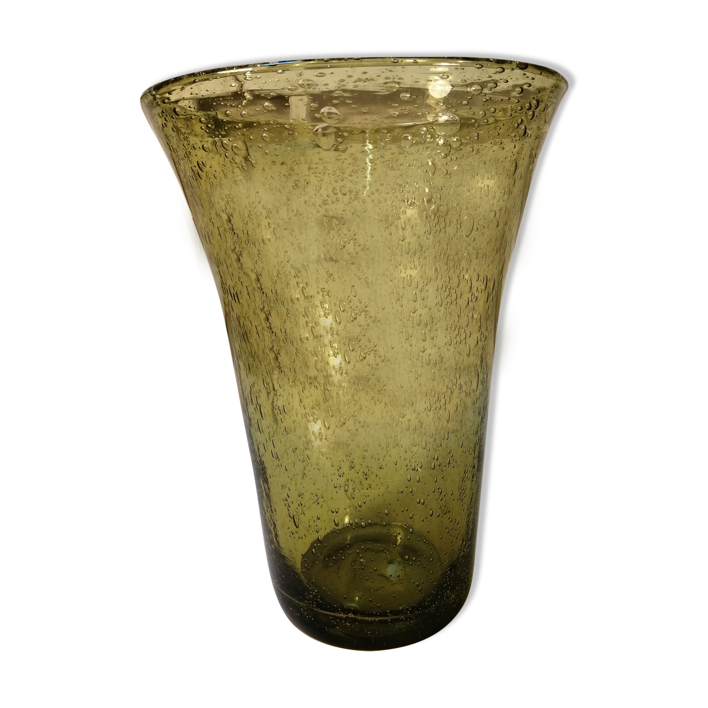 Blown glass vase - Biot glassware