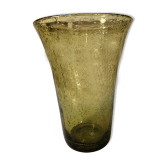 Blown glass vase - Biot glassware