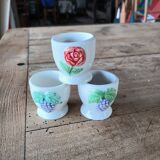 3 coquetiers anciens Barbotine
