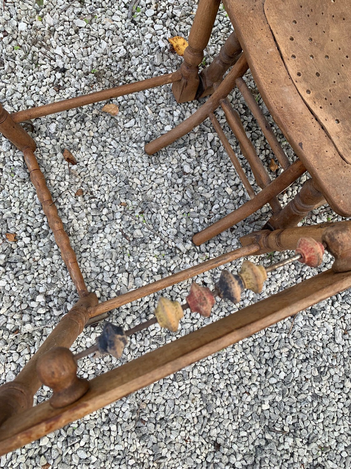 Chaise haute Napoléon 3