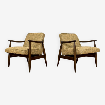 Kvadrat Customizable Pair Of Restored Mid Century Armchairs, 1960s