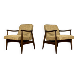 Kvadrat Customizable Pair Of Restored Mid Century Armchairs, 1960s