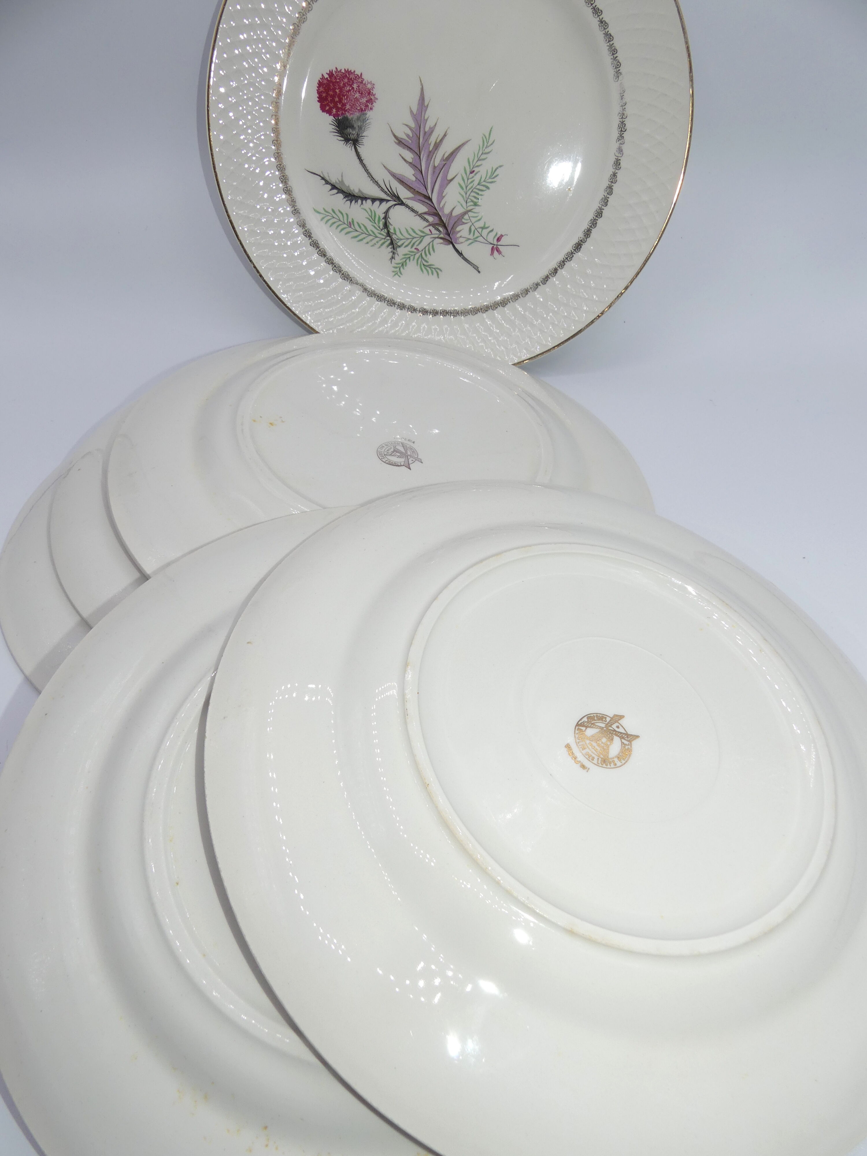 Plates Moulin des Loups Imperia plates