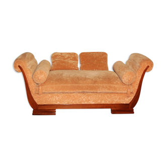Art deco rosewood chaise