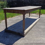Oak draper table