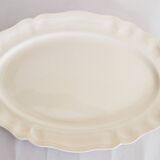 Plat de service ovale Sarreguemines