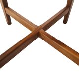 Vintage Round wooden Coffee Table, 1950s