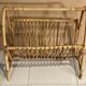 Porte revue rotin vintage 1960 70