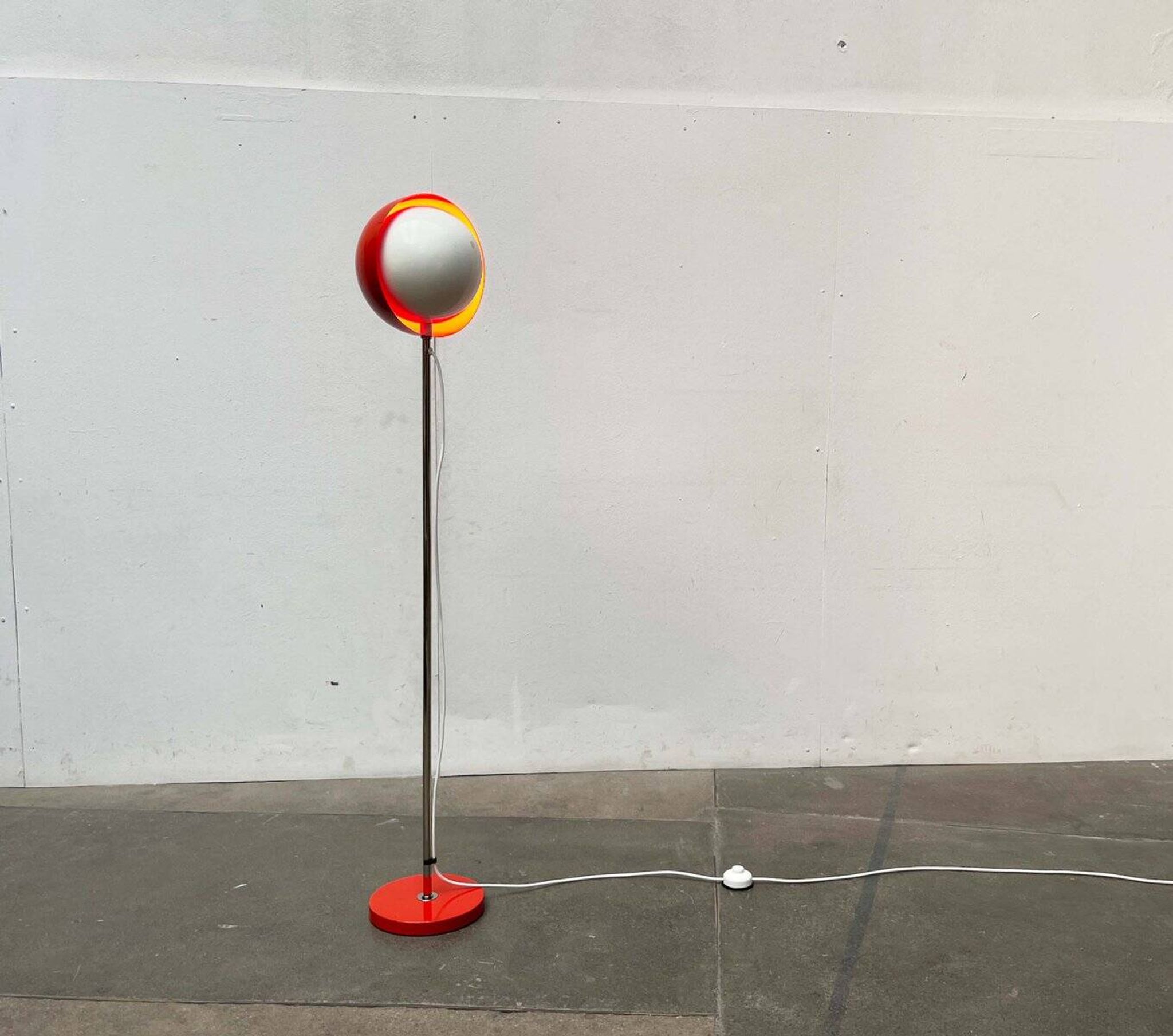 Lampadaire Éclipse Space Age Moderne du Milieu du Siècle, Allemagne, années 1960