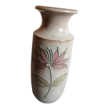 Large vase in fatty lava signed SCHEURICH