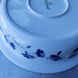 Ancien plat creux Villeroy & Boch, motif floral bleu