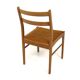 Set of 4 Scandinavian beech chairs, Sweden, 1960