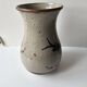 Ceramic vase with fish pattern - Vintage signed (signature to be identified)