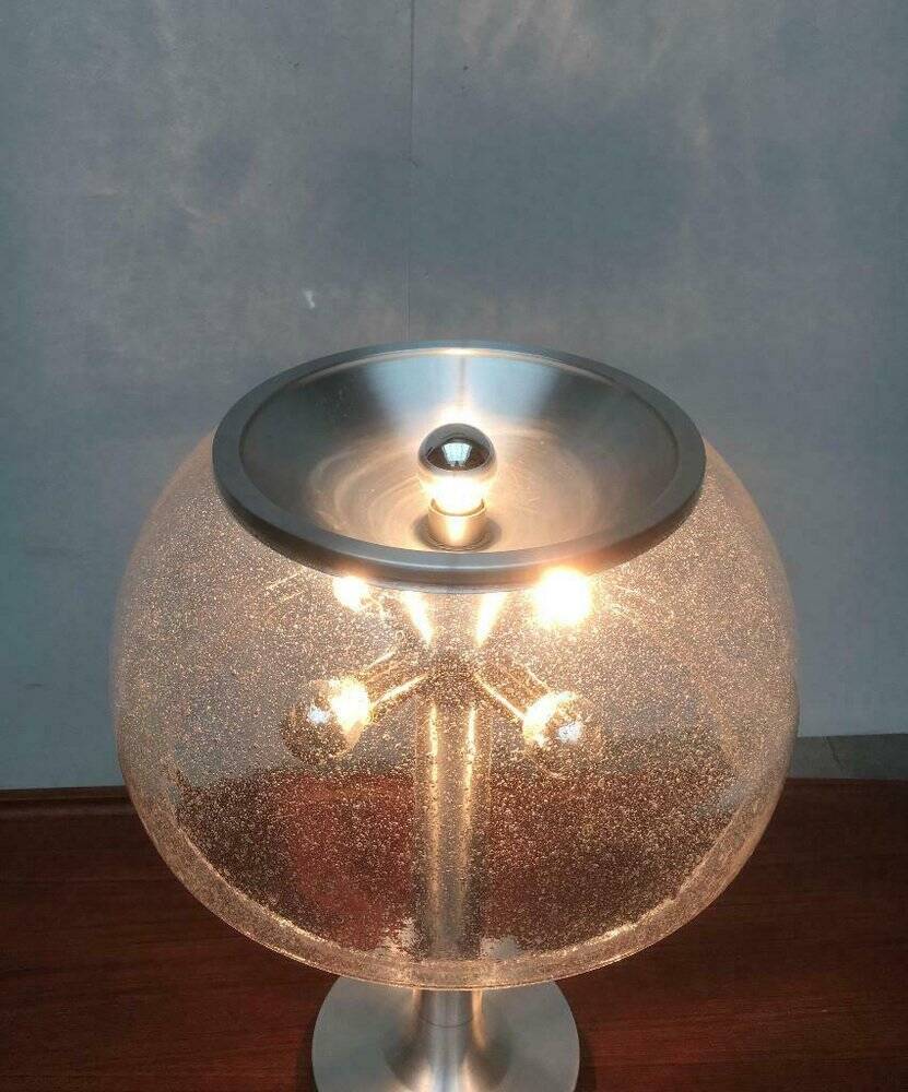 Swiss mushroom table lamp in space age style from the 1960s by Temde.