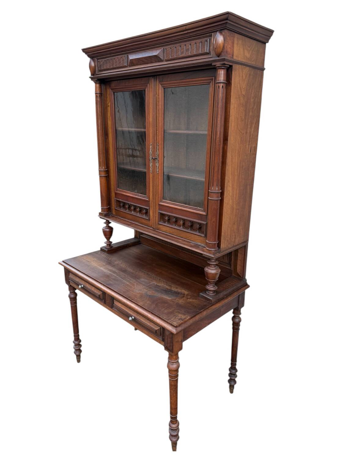 Bureau bibliothèque de Notaire Napoléon III 1880