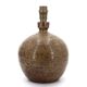 Lampe boule de potier en grès pyrité de Guy Baudat, années 70