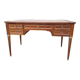 Double-sided mahogany flat desk in louis xvi style