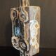 Brutalist ceramic sculpture by the artist Olisch.