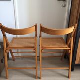 Chair folding year 70 in caning