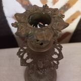 Antique brass candlestick