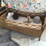 Baby rattan bed