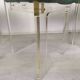 Série de 4 chaises plexiglas Roche Bobois