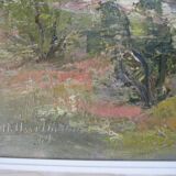 Sillans, 38, old oil on canvas
