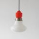 Suspension italienne vintage figurant une ampoule
