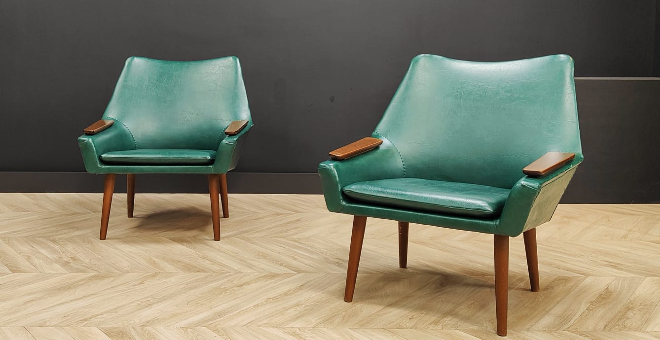Two mid century armchairs 60